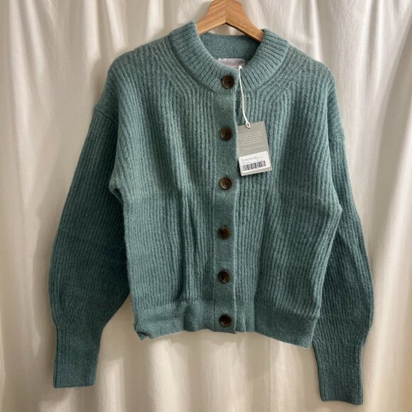 Everlane The Cropped Alpaca Cardigan  M - Picture 5 of 7